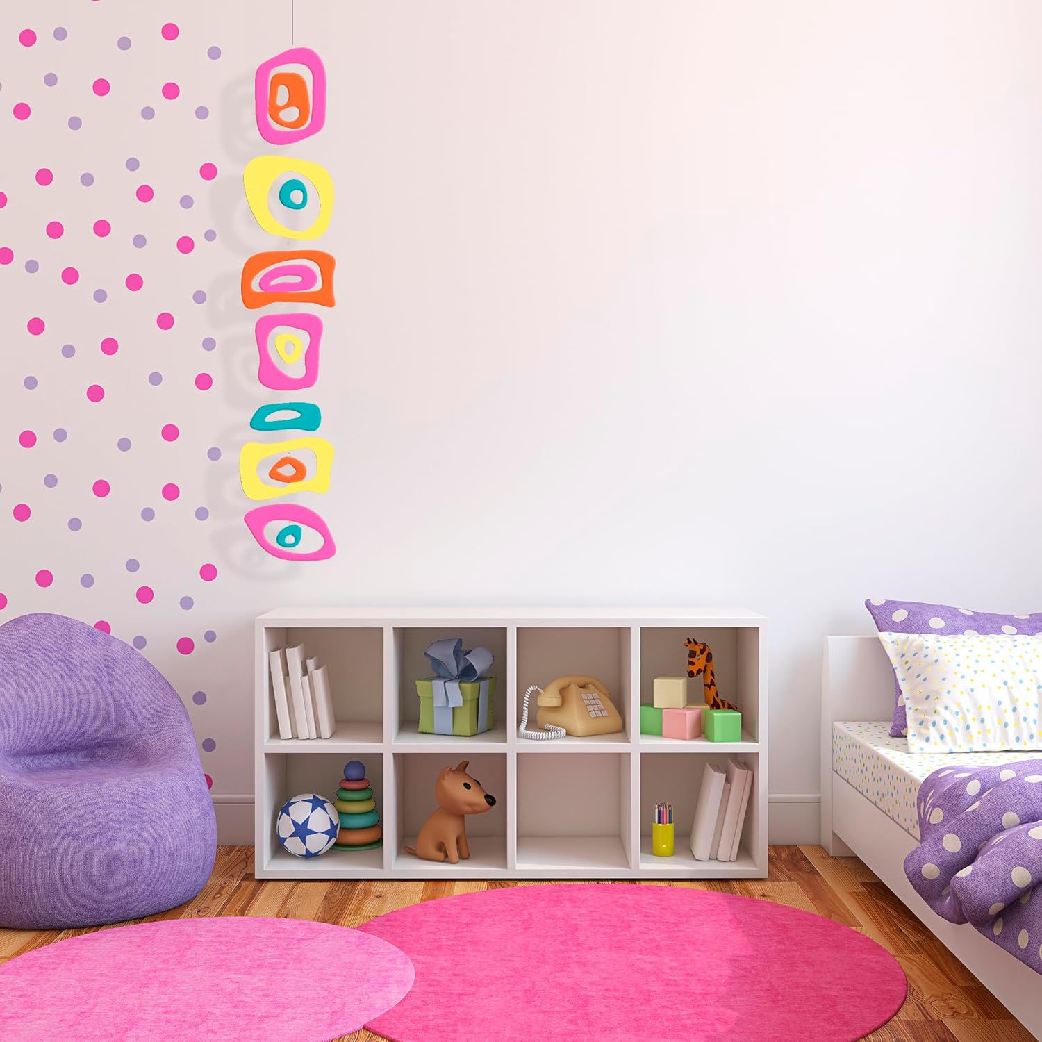 Groovy Retro-A-GoGo Hanging Mobile - 9x48