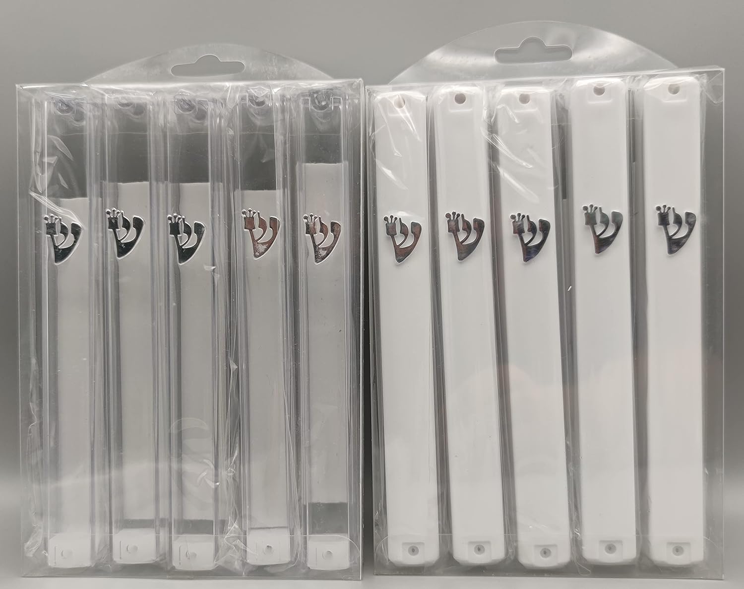 SUPER STAM Mezuzah Case Holder Silver