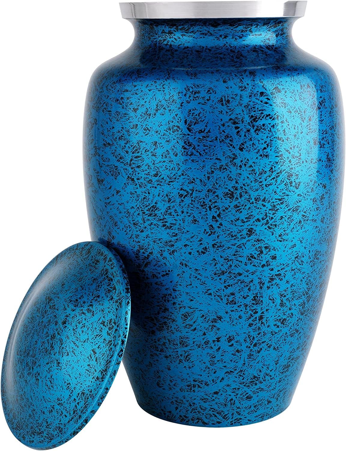 Forest Blue Adult Cremation Urn for Human Ashes
