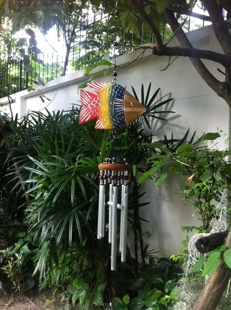 Sawadee Thai Handmade Wood Fish Mobile
