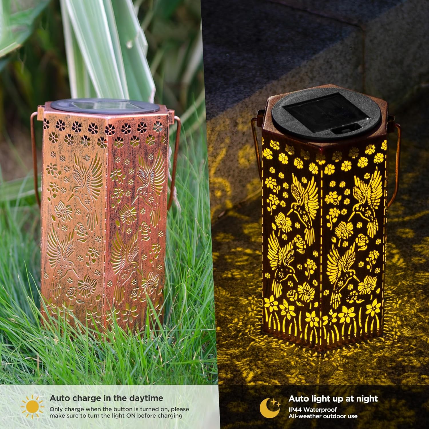 Styleonme Hummingbird Solar Light Decor Mobile