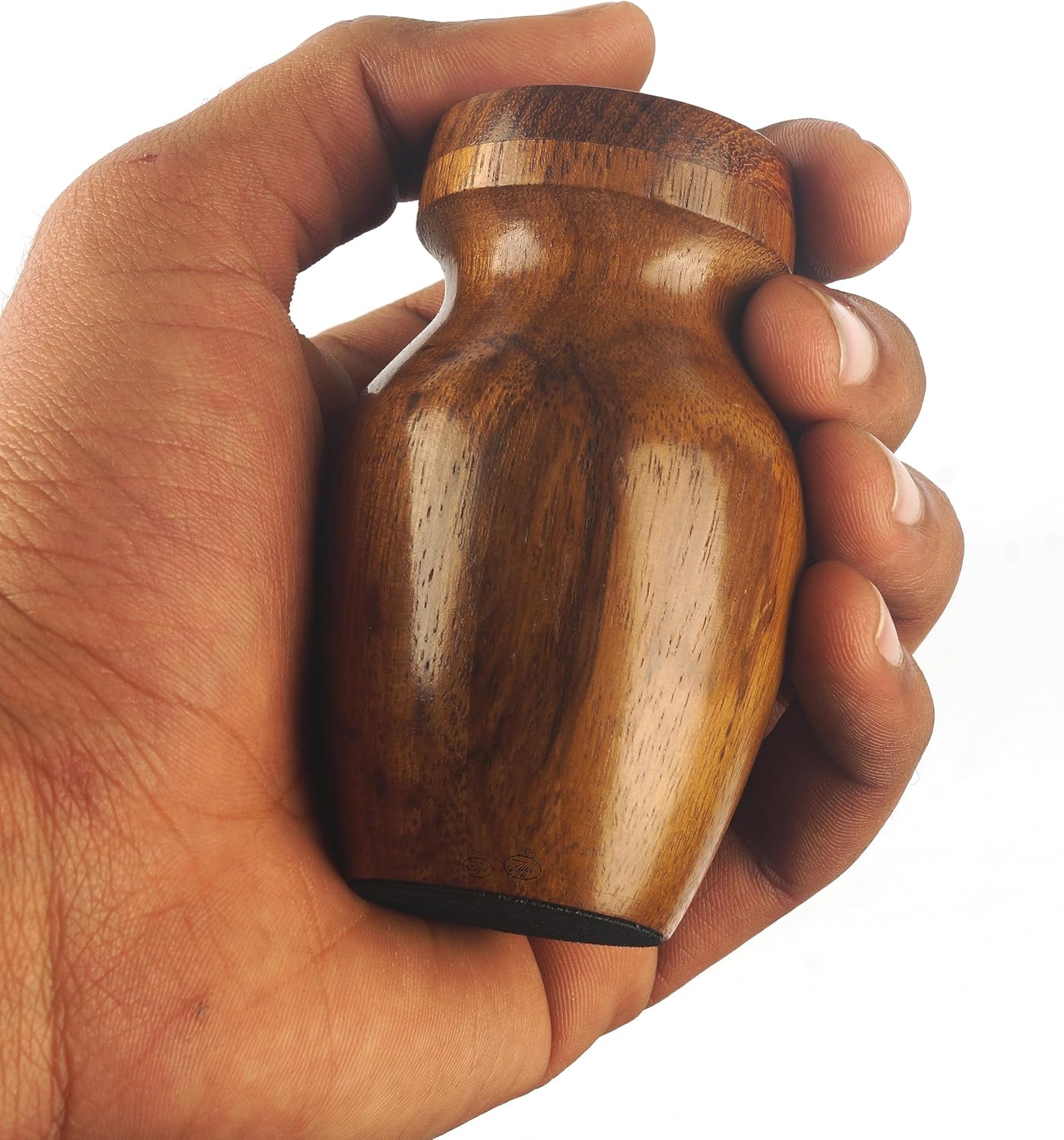 ZIYA Wooden Mini Cremation Urn Set of 4 with Velvet Case