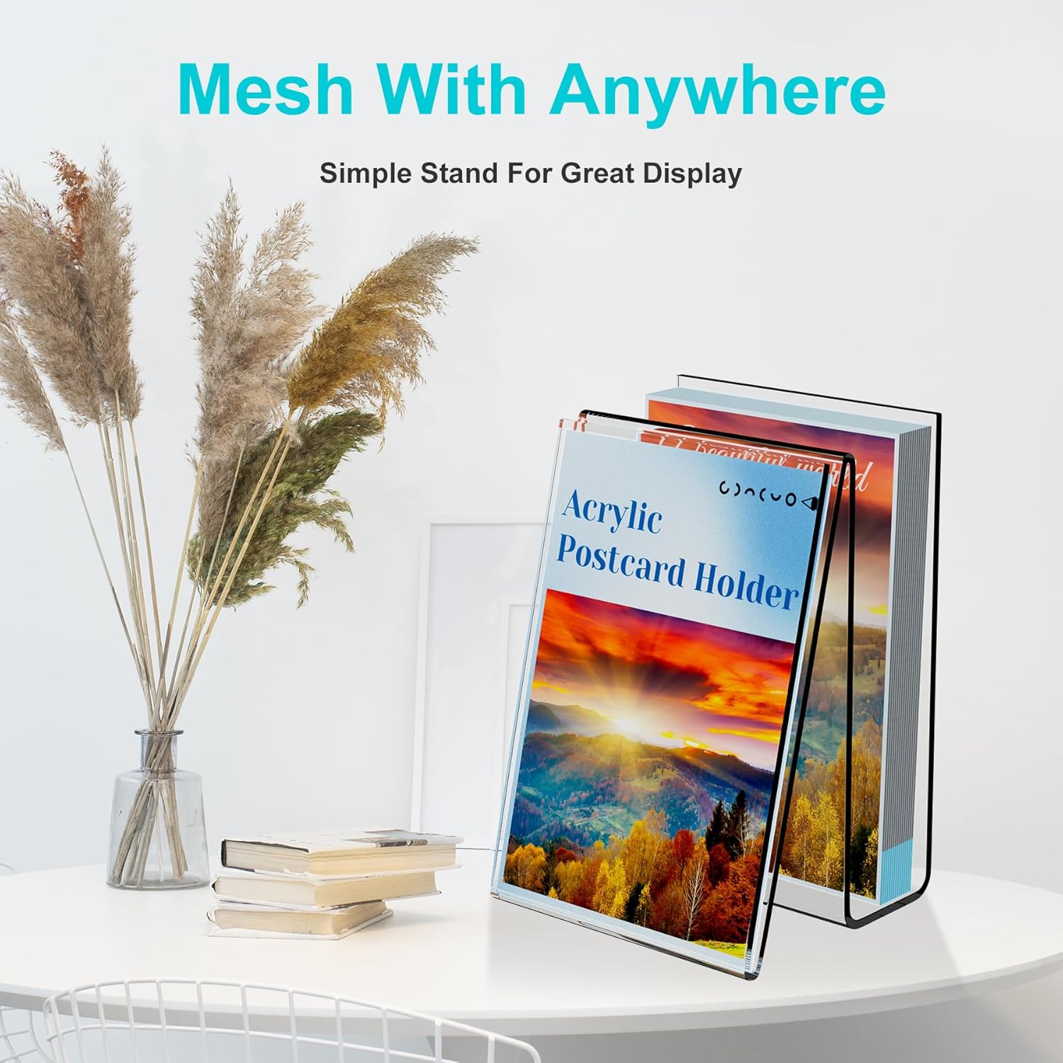 Boloyo Acrylic Easel Display Stand 4PC 6x4 Inch Holder