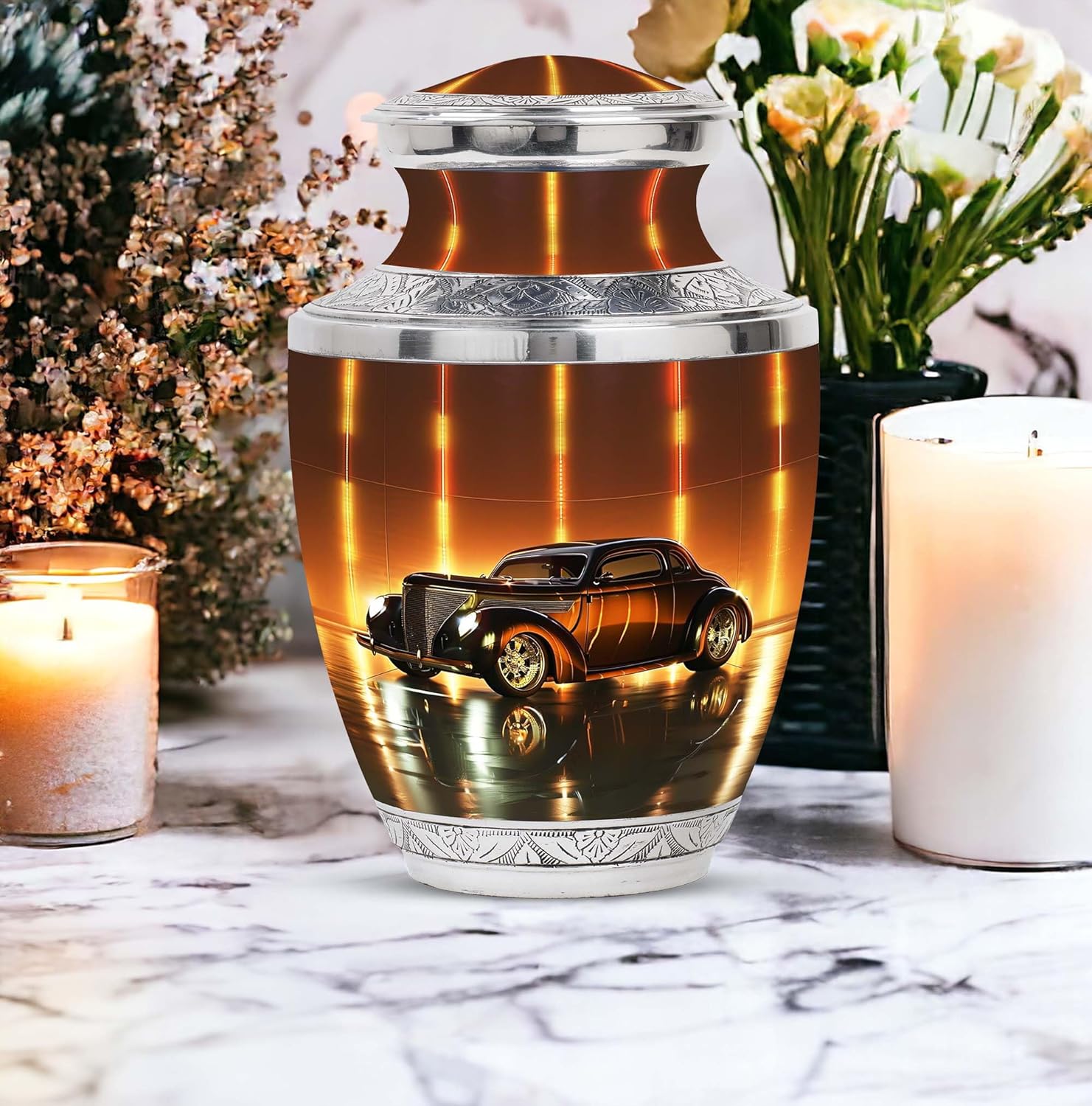 Twilight Over Enchanted Valley Cremation Urn for Adult Men Women