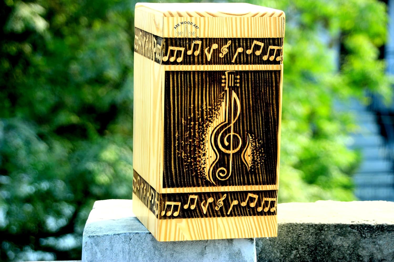 Guitar Royal Memory Large Cremation Urn for Ashes