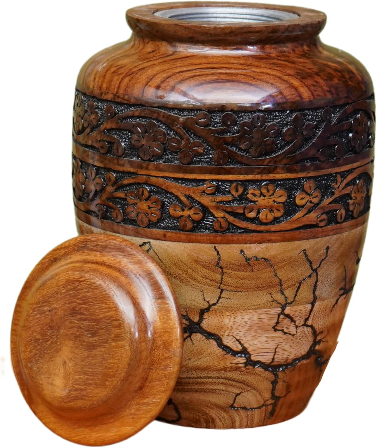 Generic Best Urn for Human Ashes Large Wooden Urn