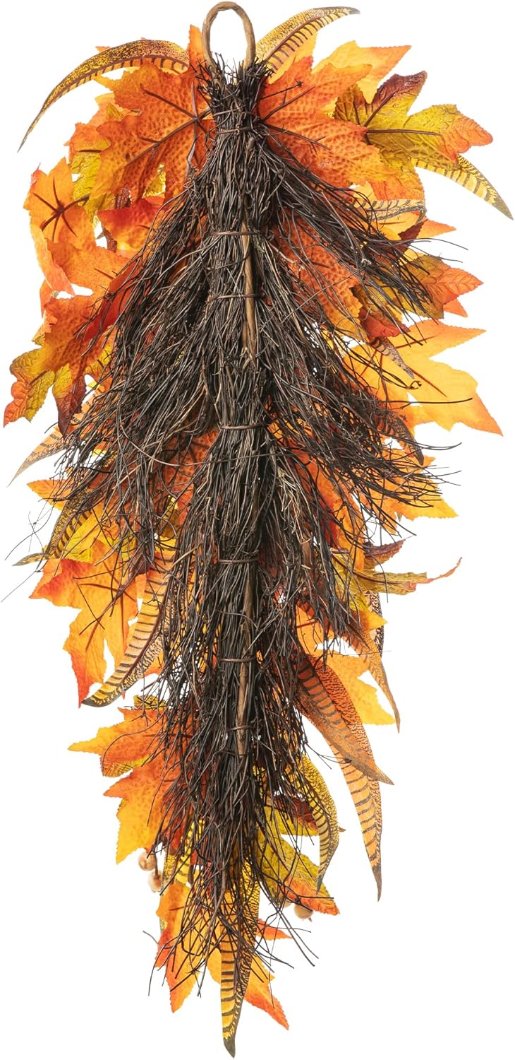 Glitzhome 26 Inch Autumn Decorative Swag