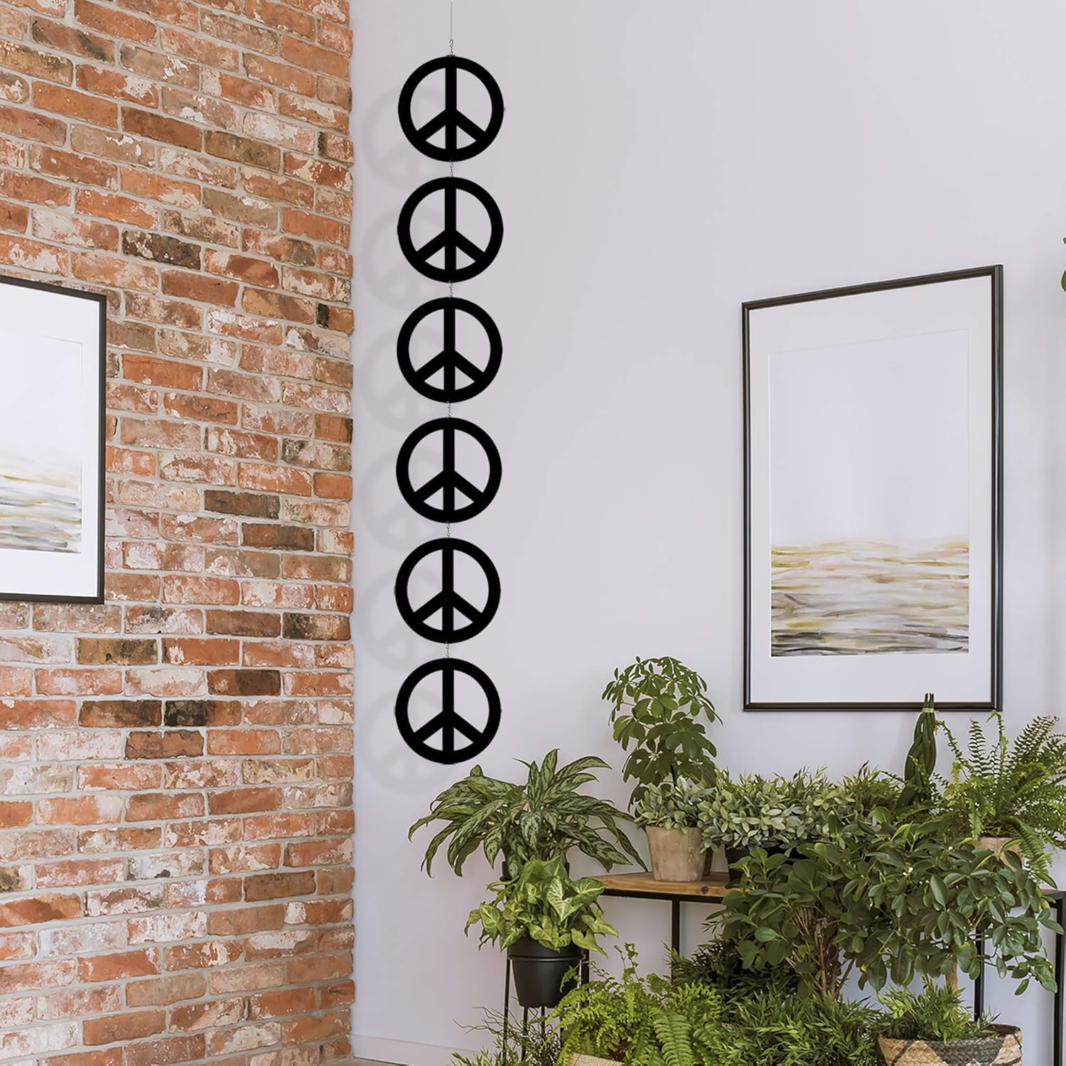 Peace Sign Art Mobile DIY Kit - 6 Inch Hanging Decor