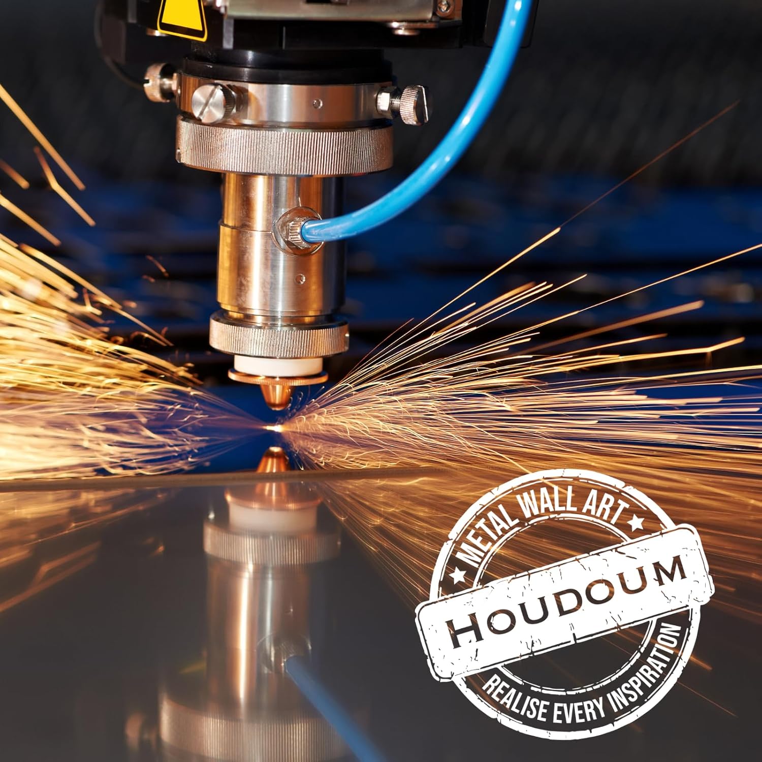 Houdoum Personalized Metal Fox Wall Art