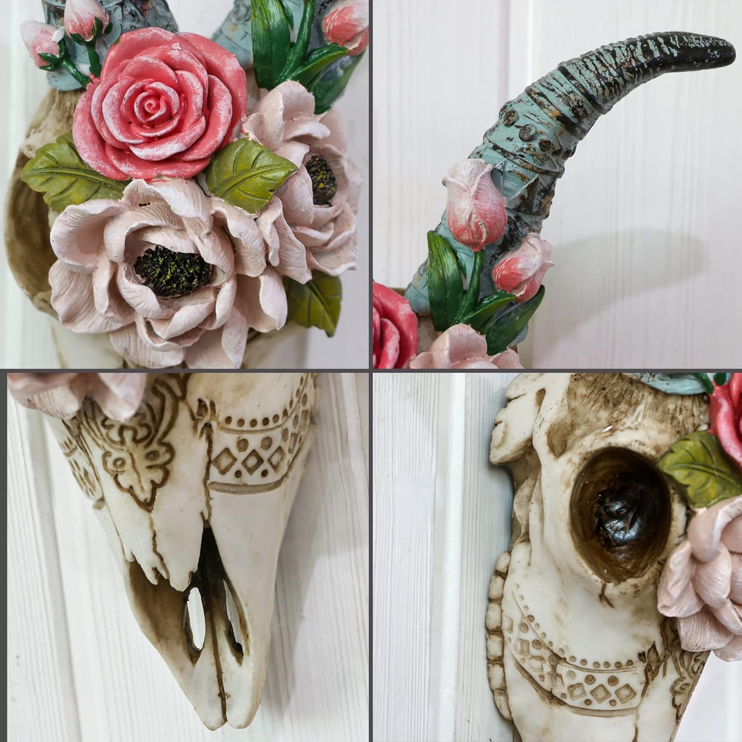 Alikiki Animal Ram Skull Wall Decor