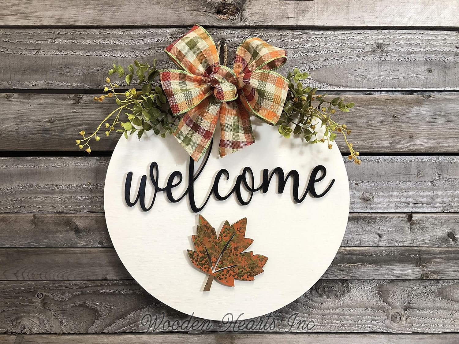 Fall Door Wreath Hanger with Season Changer