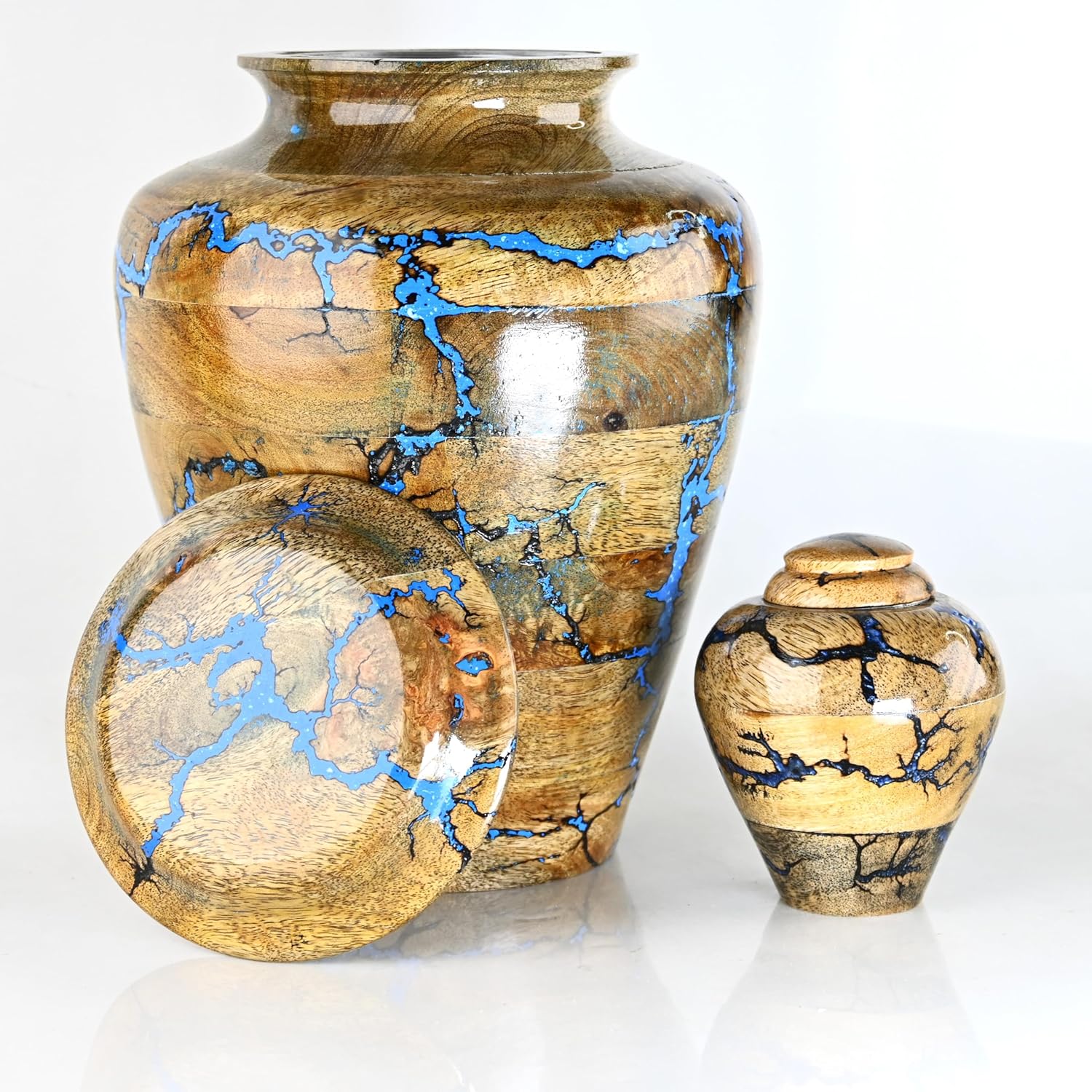 Durable Handcrafted Wooden Urns for Human Ashes