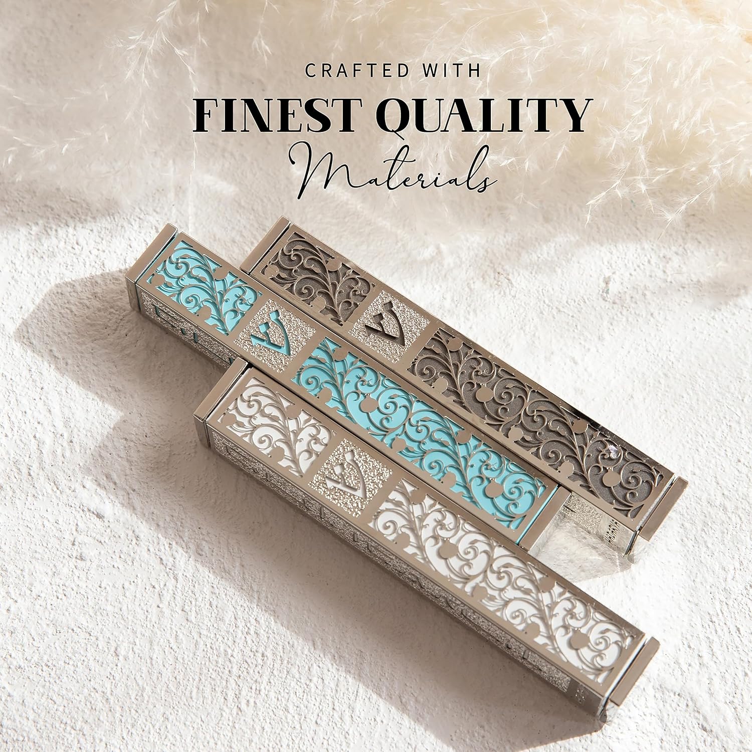 SURI Mezuzah Door Ornament - Modern Jerusalem Design