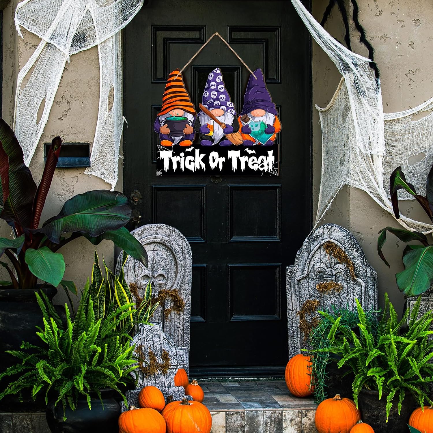 Panelee Halloween Door Hanging Sign Decor